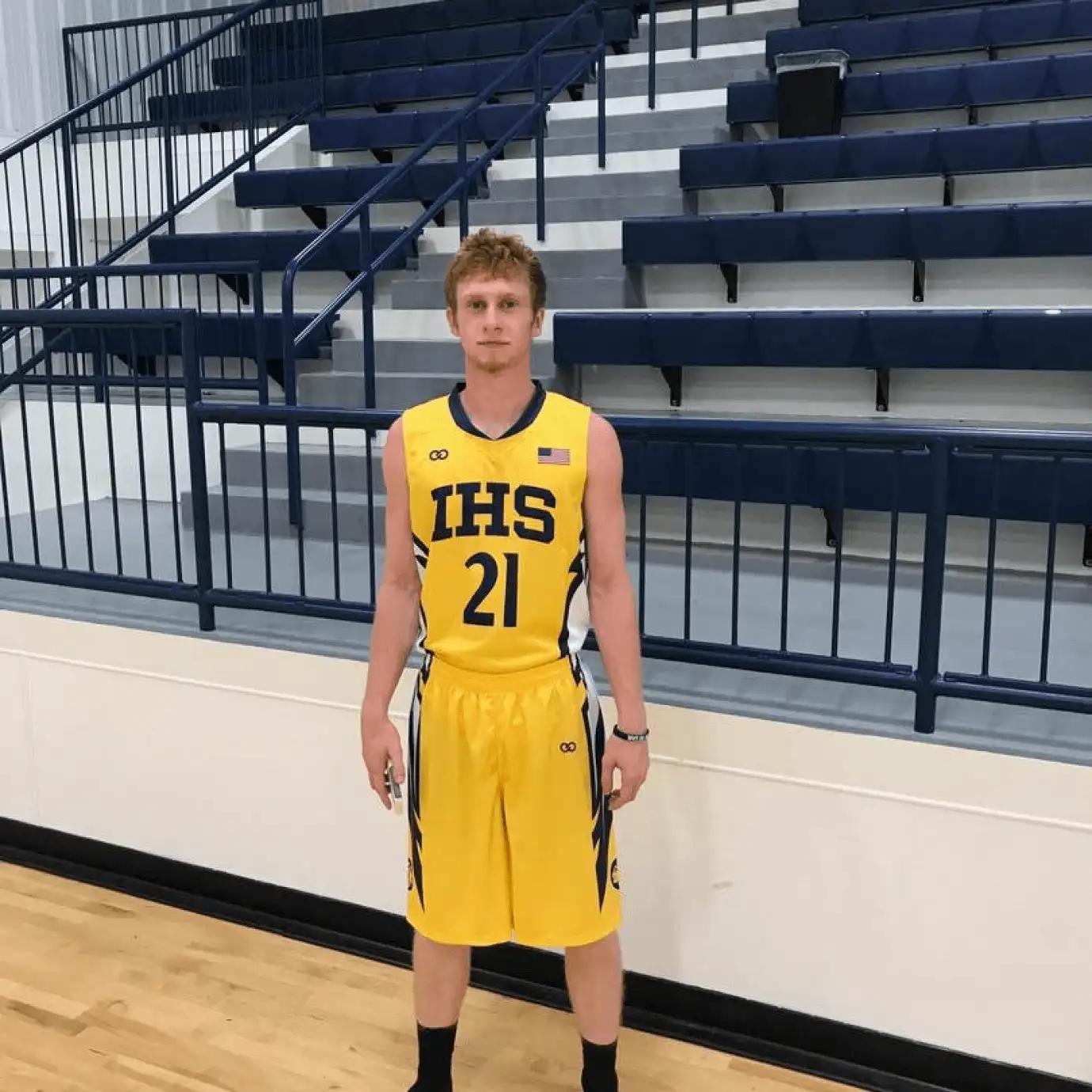 Custom Basketball Jerseys and Custom Basketball Shorts | Gold Black and White Basketball Uniforms | Wooter Apparel